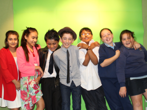 The media team from St Margaret Mary