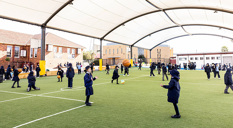 Undercover area at St Margaret Mary's Catholic Primary Merrylands