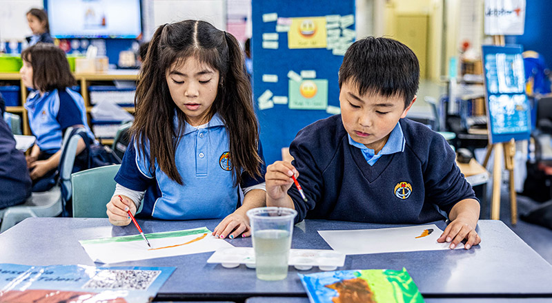 Visual arts at St Margaret Mary's Catholic Primary Merrylands