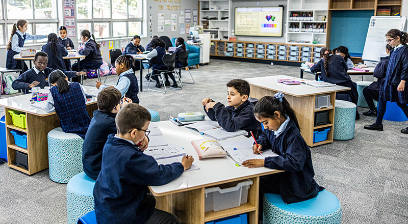 Classroom learning at St Margaret Mary's Catholic Primary Merrylands